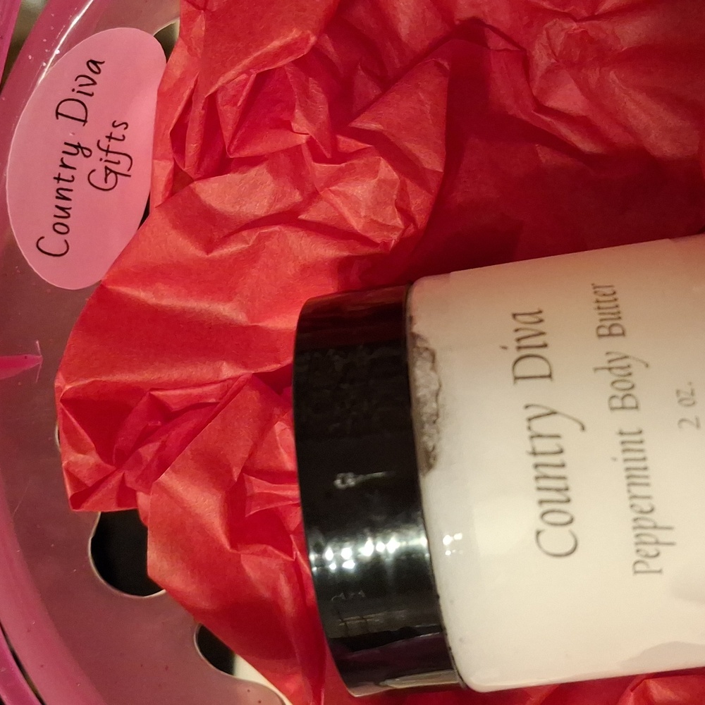 Country Diva 2 oz Peppermint Body Butter